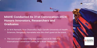 MAHE Conducted its 31st Convocation 2024; Honors Innovators, Researchers and Graduates